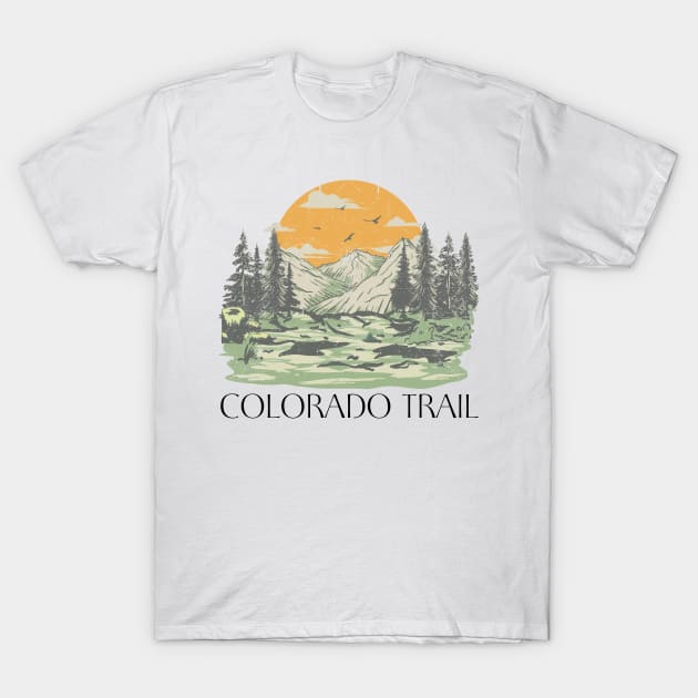 The Colorado Trail - CT - Thru Hike - BACKPACKER - CDT - Hiking, Camping, Backpacking, Thru-hiking, SHIRT, MUG, HOODIE, HAT, BAG, STICKER, MERCH, GEAR, SHOP, STORE, GIFT, SOUVENIR T-Shirt by cloudhiker